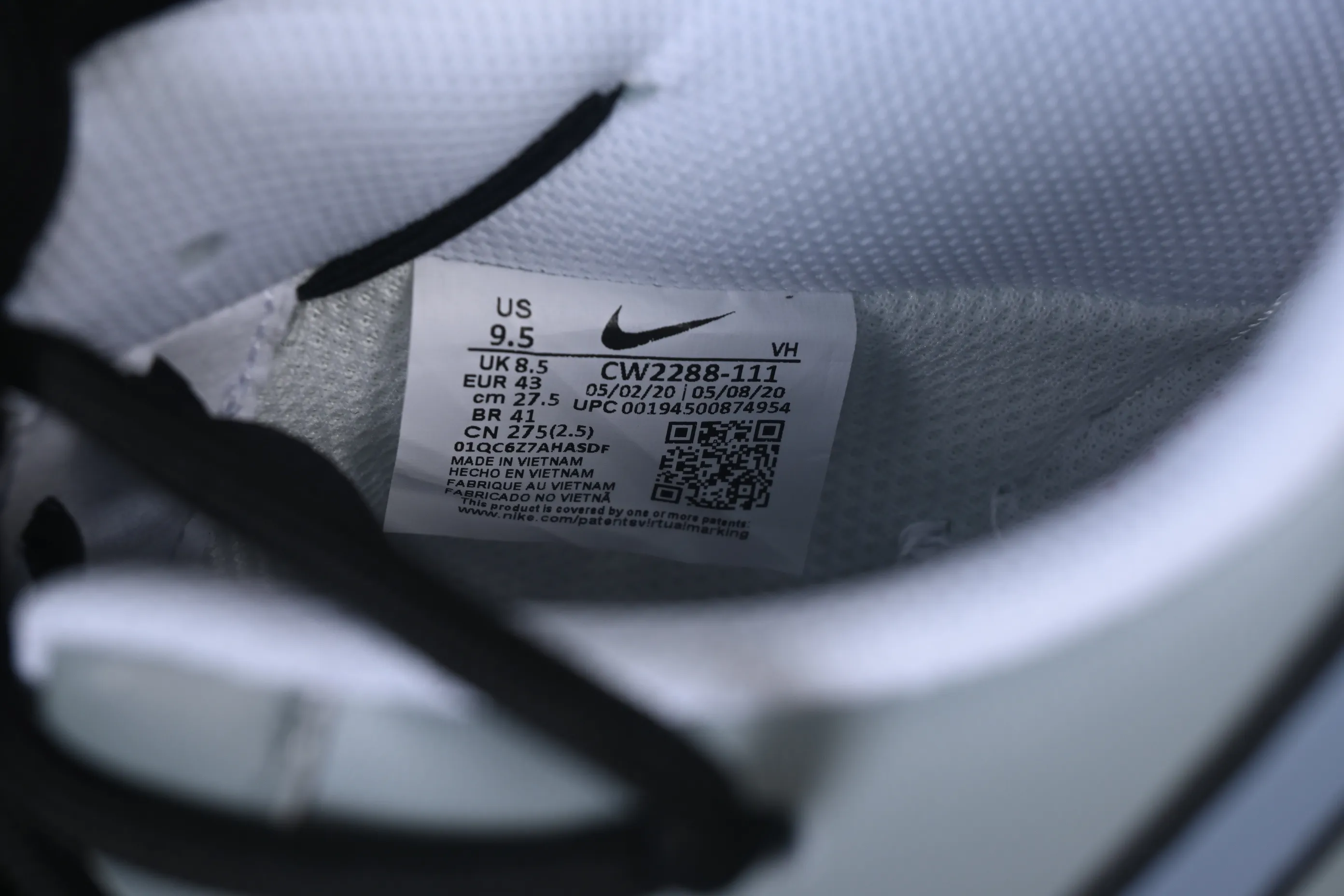 All categories Nk Air Force 1 Air Force series Nk Air Force 1 Low Air Force low-top Nike Air Force 1'07 Low fog gray player Air Force 1 low-top casual sneakers CW2288-111